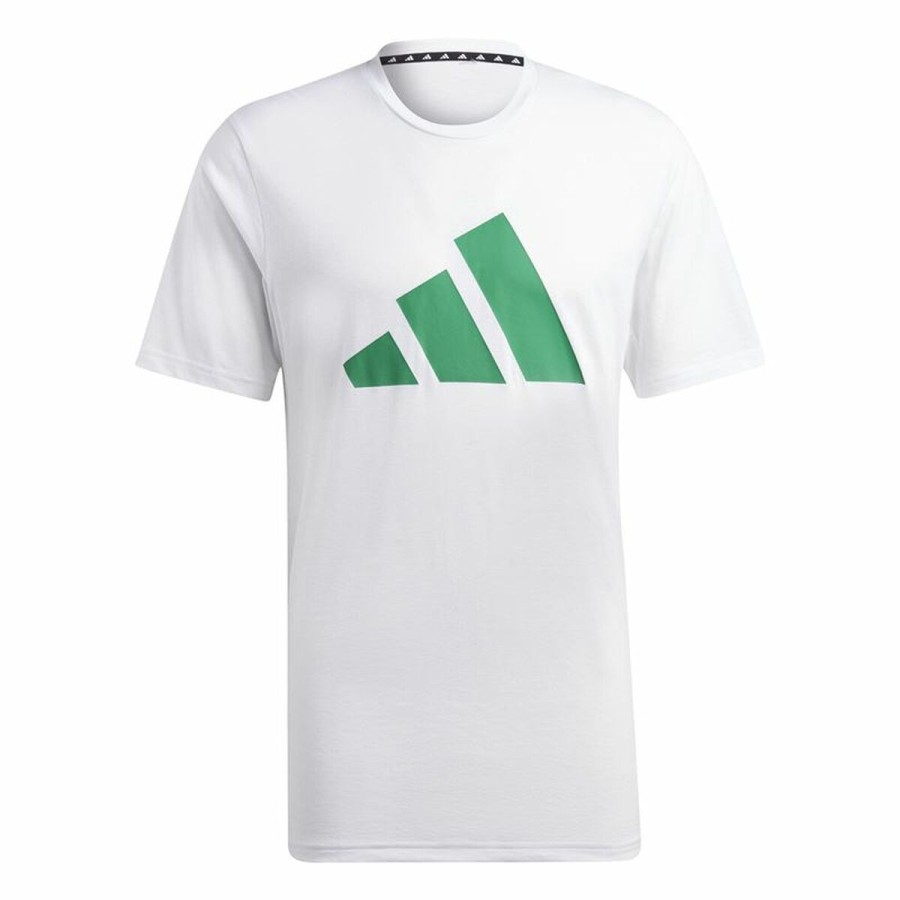 T-shirt med kortärm Herr Adidas Train Essentials Vit