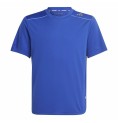 Barn T-shirt med kortärm Adidas Aeroready Blå