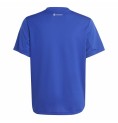 Barn T-shirt med kortärm Adidas Aeroready Blå