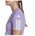 T-shirt med kortärm Dam Adidas Essentials Plommon Lila