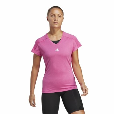 T-shirt med kortärm Dam Adidas Essentials Rosa Lila