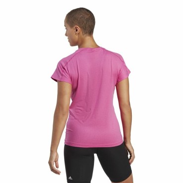 T-shirt med kortärm Dam Adidas Essentials Rosa Lila