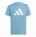 Barn T-shirt med kortärm Adidas Training Essentials Ljusblå