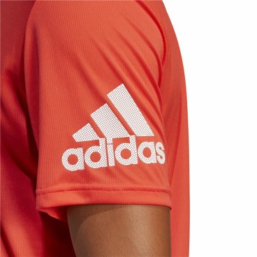 T-shirt med kortärm Herr Adidas Run It Orange