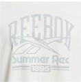 T-shirt med kortärm Dam Reebok Graphic Logo Vit