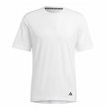 T-shirt med kortärm Herr Adidas Base Vit