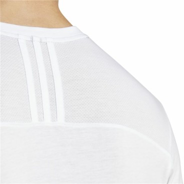 T-shirt med kortärm Herr Adidas Base Vit