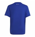 Barn T-shirt med kortärm Adidas Icons Aeroready Blå