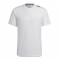 T-shirt med kortärm Herr Adidas D4T Vit