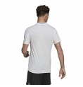 T-shirt med kortärm Herr Adidas D4T Vit