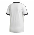 T-shirt med kortärm Dam Adidas 3 stripes Vit