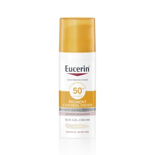 Solskydd Eucerin Pigment Control Tinted Light Spf 50 50 ml