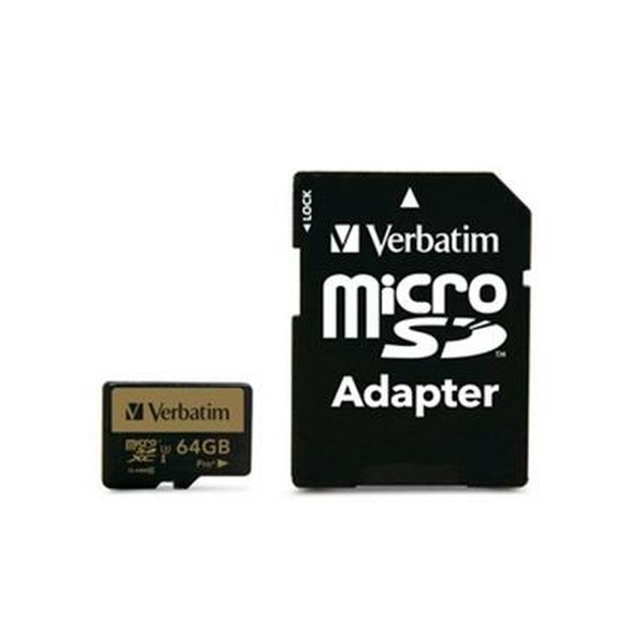 Verbatim 带适配器的 Micro SD 存储卡 Pro+ 64 GB