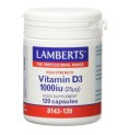 维生素 D3 Lamberts Vitamina Ui 维生素 D3 120 份（120 uds）