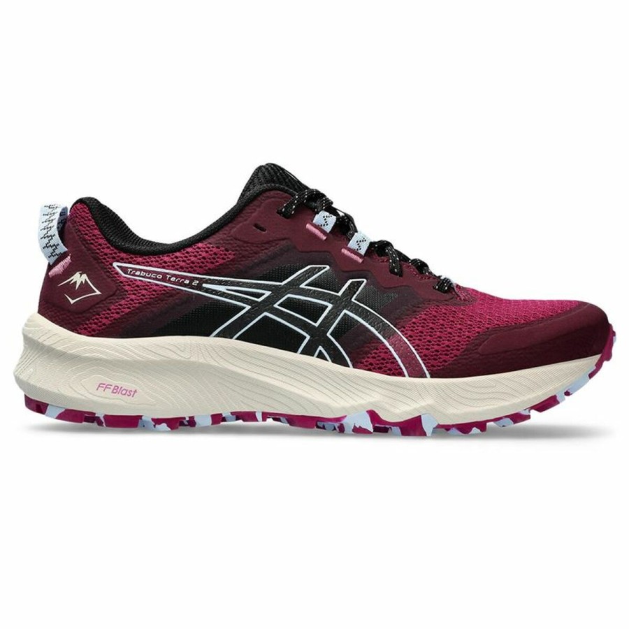 Löparskor, Vuxna Asics Trabuco Terra 2 Karmosinröd