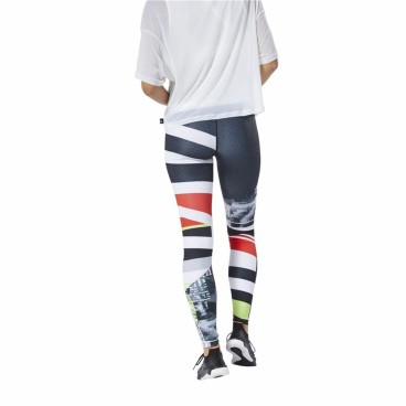 Sport-leggings, Dam Reebok Wor Engineered Svart