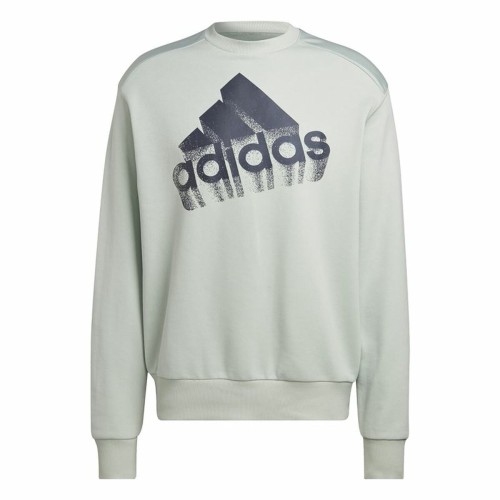 Tröja utan huva Unisex Adidas Essentials Brand Love Turkos