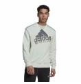 Tröja utan huva Unisex Adidas Essentials Brand Love Turkos