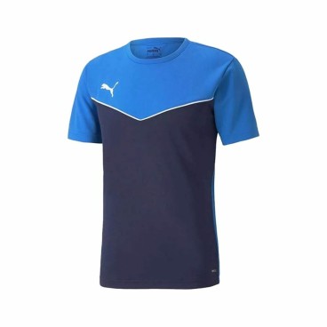 Barn T-shirt med kortärm Puma  Individual Rise Blue Blå