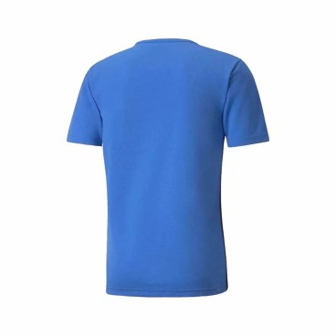 Barn T-shirt med kortärm Puma  Individual Rise Blue Blå