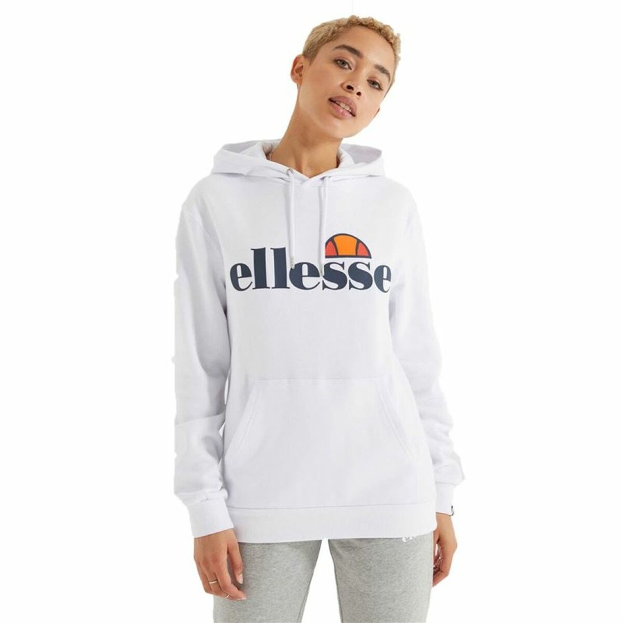 Tröja med huva Dam Ellesse Torices OH Hoody Vit