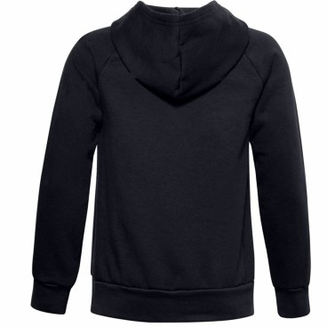 Tröja med huva Unisex Under Armour Fleece Rival Big Logo Svart