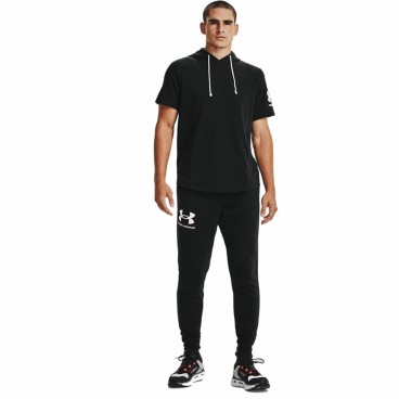 Långa träningsbyxor Under Armour Rival Terry Jogger Svart Män