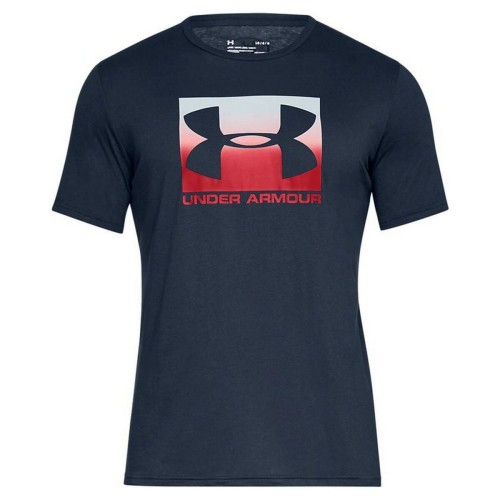 T-shirt med kortärm Herr Under Armour Boxed Mörkblå