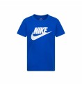 Nike 儿童短袖 T 恤运动装 Futura 蓝色