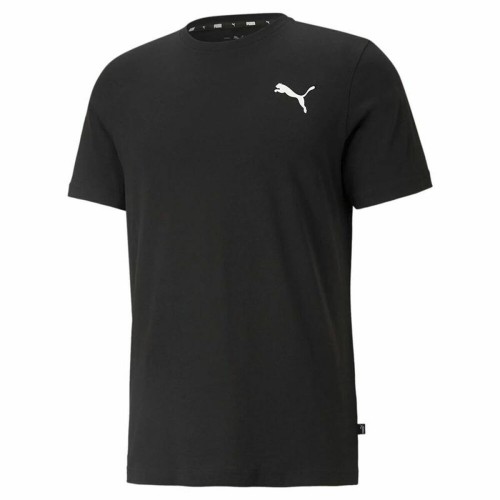 T-shirt med kortärm Herr Puma Essentials Small Logo Svart