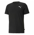 T-shirt med kortärm Herr Puma Essentials Small Logo Svart