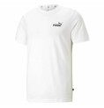 T-shirt med kortärm Herr Puma Essentials Small Logo Vit