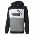 Tröja med huva Unisex Puma Essential Colorblock Svart