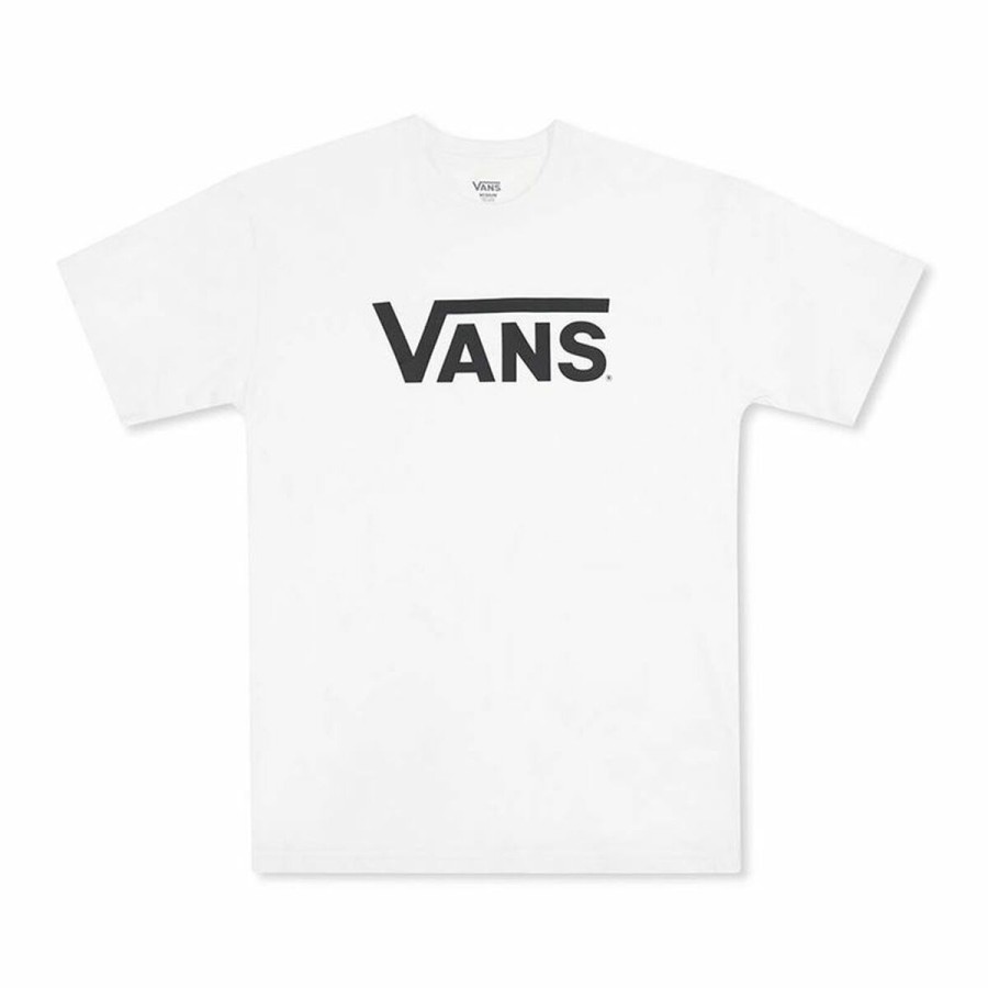 T-shirt med kortärm Herr Vans Drop V-B Vit