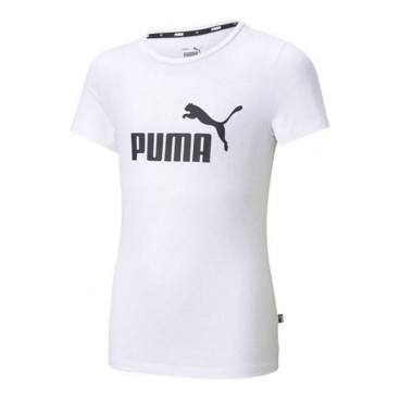 Puma 儿童ESS标志短袖T恤 白色