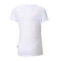 Barn T-shirt med kortärm Puma ESS Logo Tee Vit