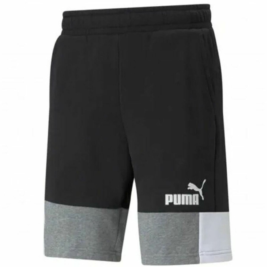 Puma 男士运动短裤 Essentials+ 黑色