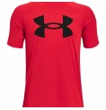 Barn T-shirt med kortärm Under Armour  Tech Big Logo Röd