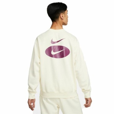 Tröja utan huva Herr Nike Swoosh League Vit