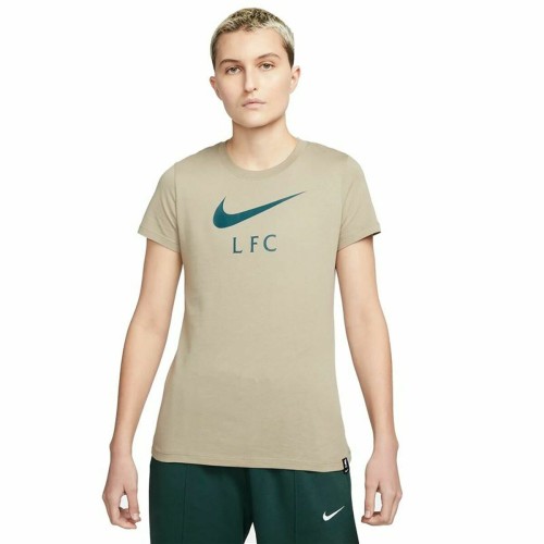 T-shirt med kortärm Dam Nike Liverpool FC Brun