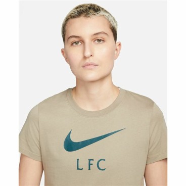 T-shirt med kortärm Dam Nike Liverpool FC Brun