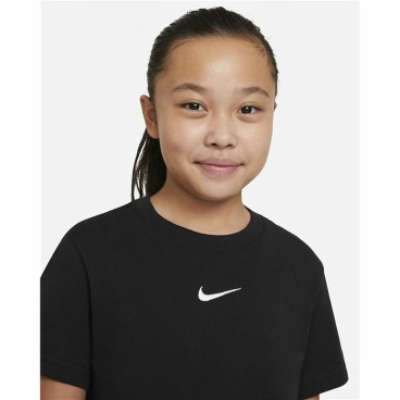 Barn T-shirt med kortärm Nike Sportswear Svart