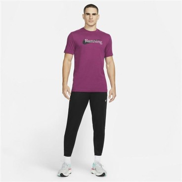 T-shirt med kortärm Herr Nike Dri-Fit Violett