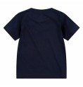 Barn T-shirt med kortärm Nike Swoosh Marinblå