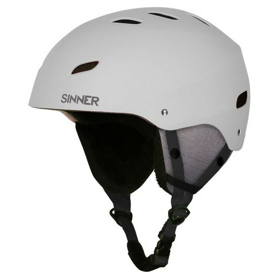 灰色滑雪头盔 Sinner Bingham 55-58 厘米