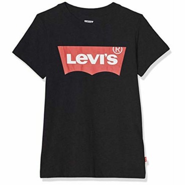 Levi's 黑色儿童短袖 T 恤 8157