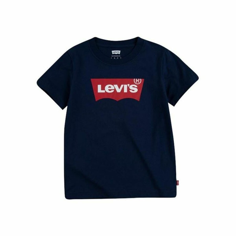 Levi's 深蓝色儿童短袖 T 恤 8E8157