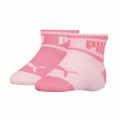 Sportstrumpor Puma Wording x2 Rosa