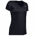 T-shirt med kortärm Dam Under Armour Tech SSV Solid Svart