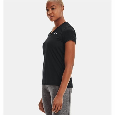 T-shirt med kortärm Dam Under Armour Tech SSV Solid Svart